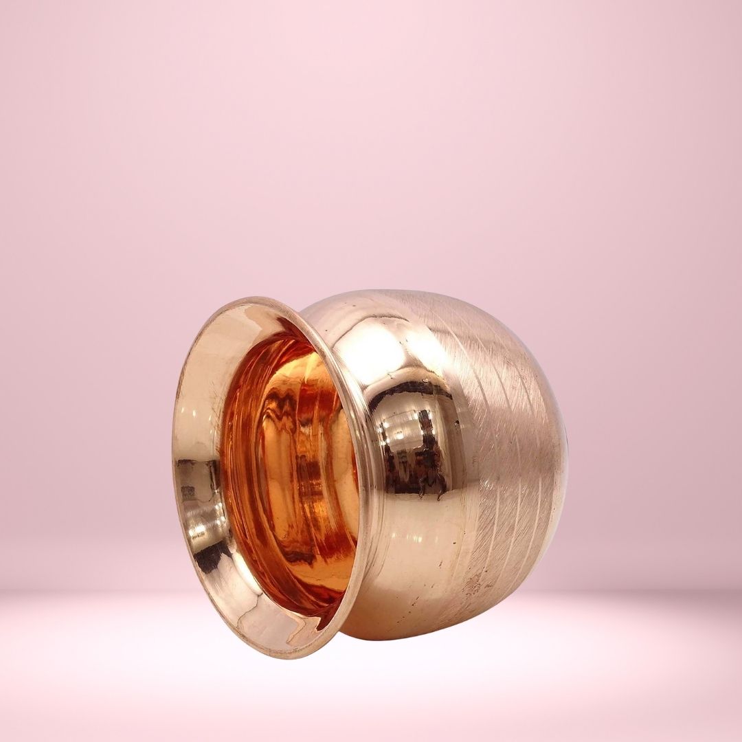 Tamba Lota – Sacred Copper Pot for Pooja Rituals