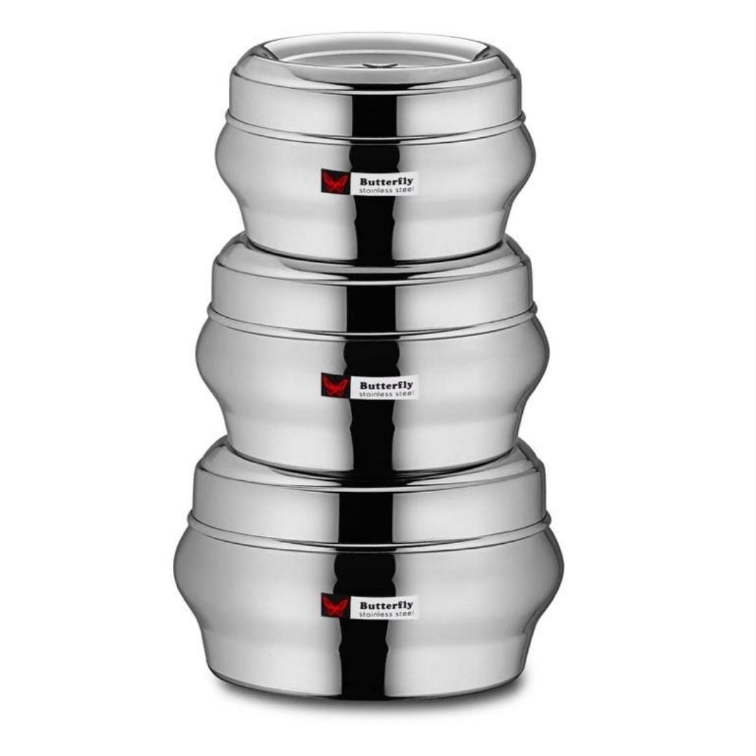 Steel Dibbi – Traditional Pooja Container for Ghee, Oil & Sacred Offerings