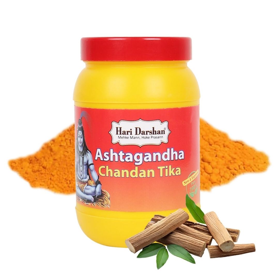 Astagandha Chandan Tika – Sacred Herbal Paste for Pooja, Hindu Rituals & Tilak Application