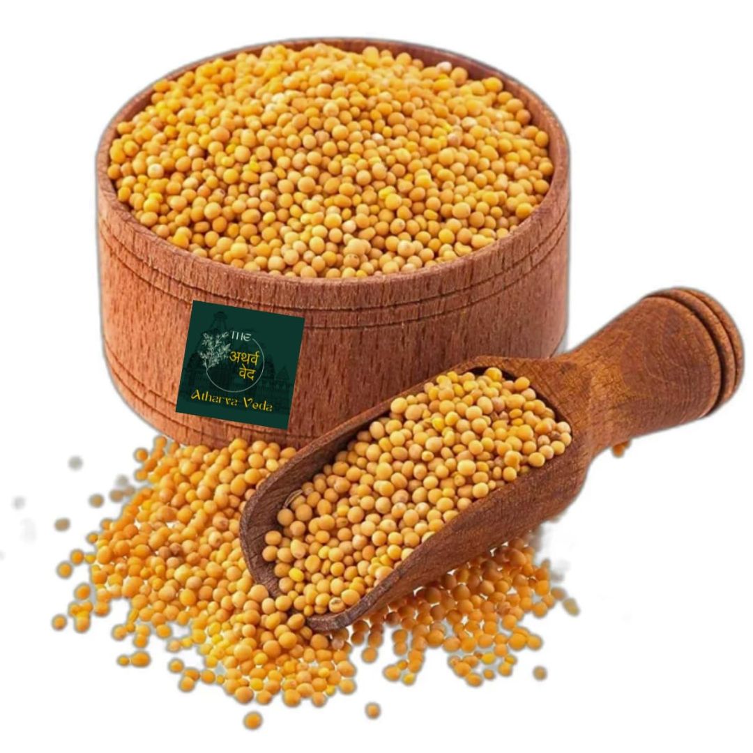Peeli Sarson (Yellow Mustard Seeds) – Sacred Pooja Item for Hindu Rituals & Religious Offerings