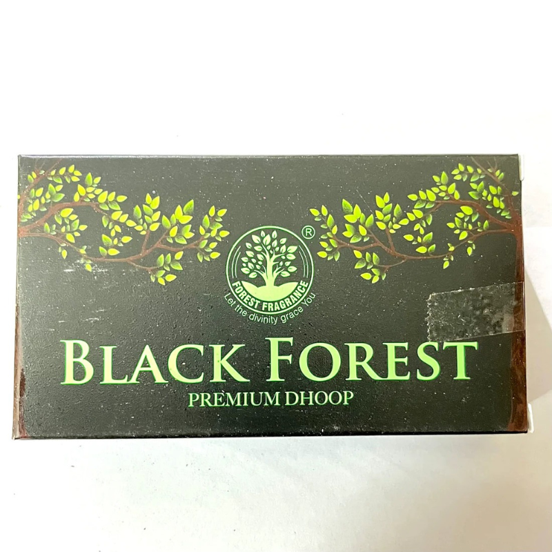 Forest Black Dhoop – Sacred Incense for Rituals & Pooja