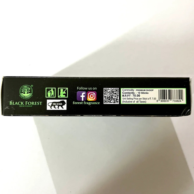 Forest Black Dhoop – Sacred Incense for Rituals & Pooja