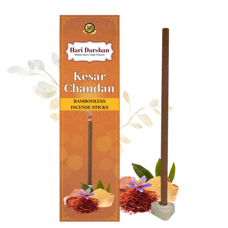 Hari Darshan Chandan Bamboo Less Dhoop Stick 125g