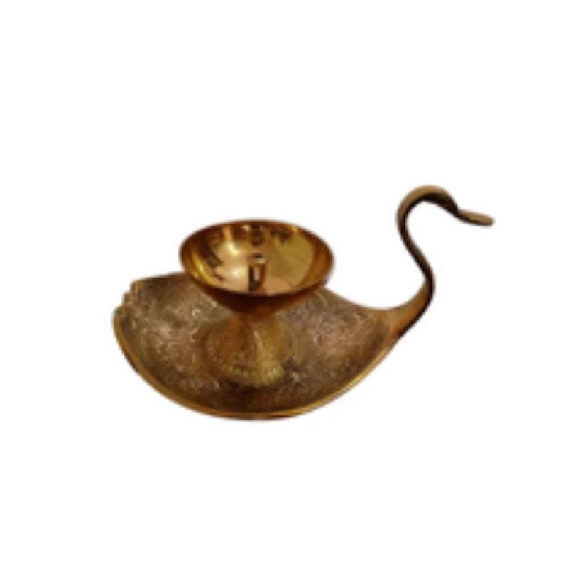 Duck Jyot Brass – Sacred Brass Oil Lamp for Enlightenment and Spiritual Purity