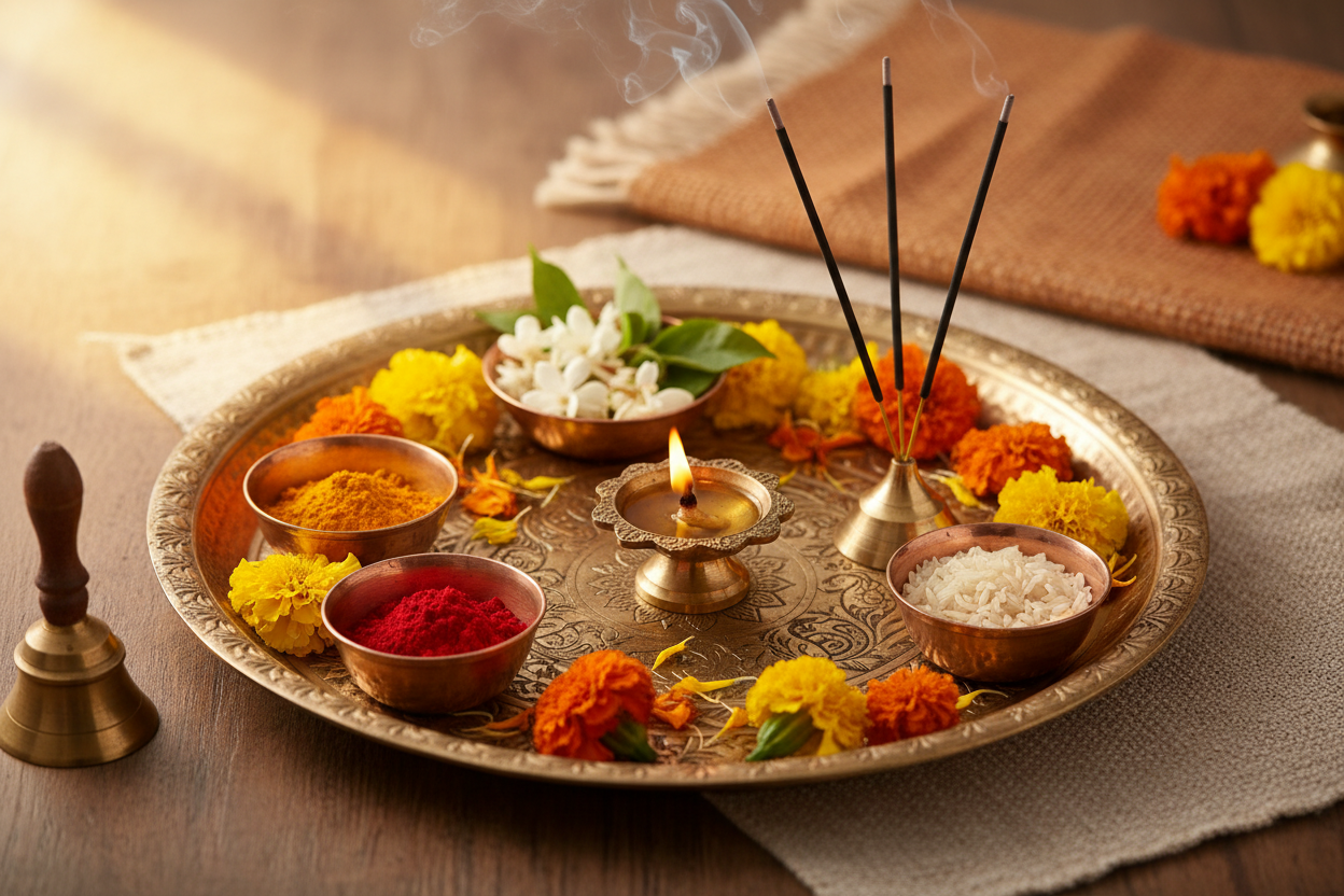 Pooja thali