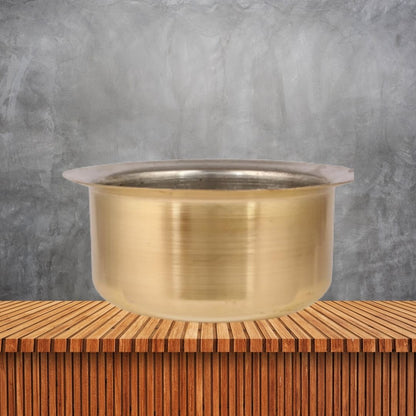 Bhagona Brass Puja Vessel – Traditional Hindu Ritual Pot for Ghee, Water & Sacred Offerings