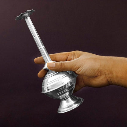 Steel Gulabdani – Elegant Flower Offering Bowl for Pooja & Rituals