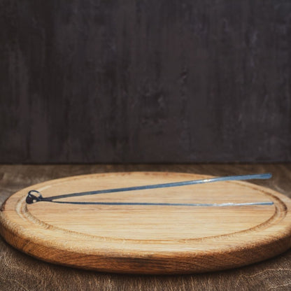 Chimta Loha – Sacred Ritual Plate with Bells for Hindu Pooja