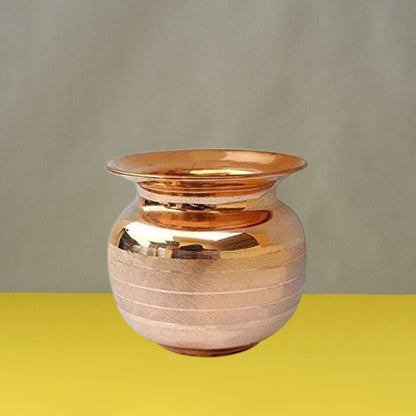 Tamba Lota – Sacred Copper Pot for Pooja Rituals
