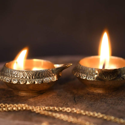Pital Kuber Diya | Brass Oil Lamp for Diwali & Wealth Pooja | Traditional Deepak for Prosperity & Blessings