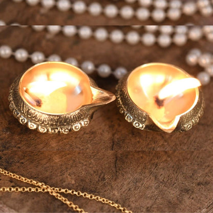 Pital Kuber Diya | Brass Oil Lamp for Diwali & Wealth Pooja | Traditional Deepak for Prosperity & Blessings
