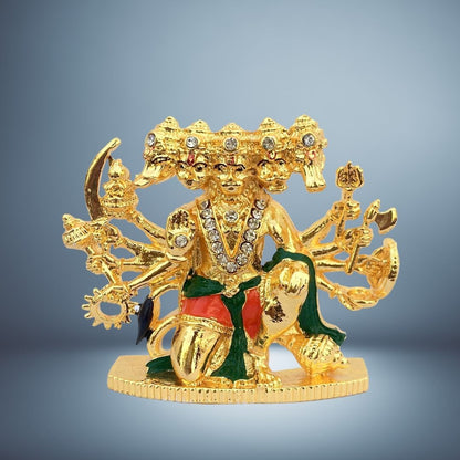 Kulin Panchmukhi Hanuman Idol | Five-Faced Hanuman Murti for Protection, Strength & Devotion | Vastu Remedy for Home & Temple