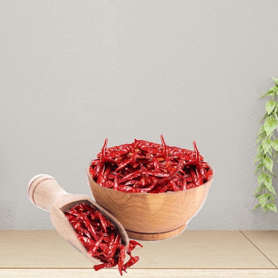 Lal Mirch Sabut 100g– Whole Red Chilies for Pooja, Protection & Positive Energy