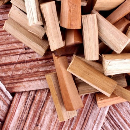 Chandan Lakdi – Sacred Sandalwood Sticks for Hindu Pooja & Rituals