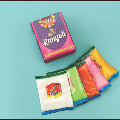 Pachranga Rangoli Colour – Vibrant Sacred Powder for Hindu Festivals & Rituals