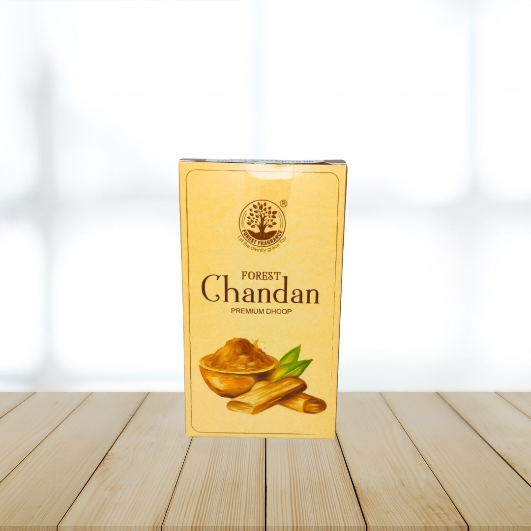Forest Chandan Dhoop – Premium Sandalwood Incense Sticks for Pooja & Meditation
