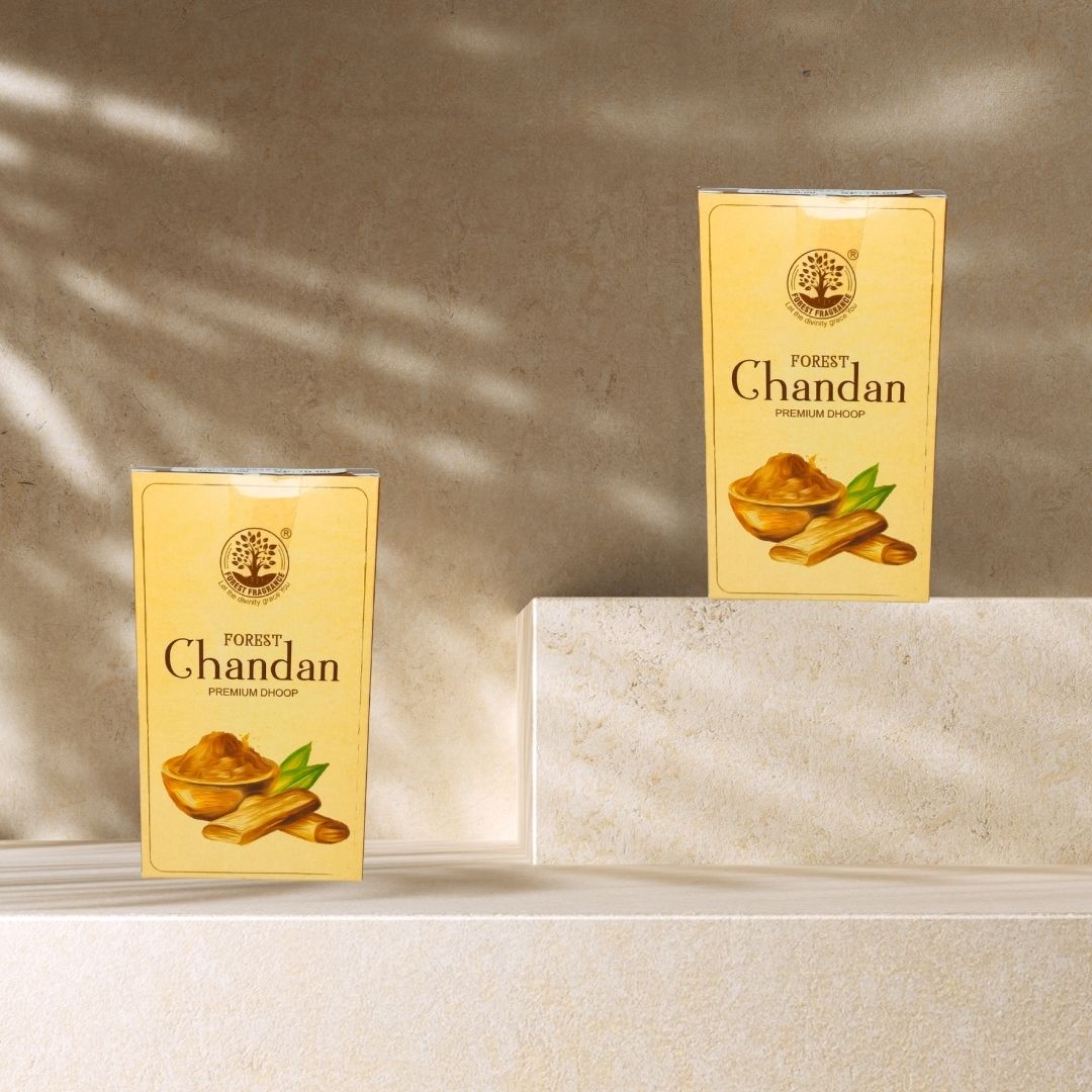 Forest Chandan Dhoop – Premium Sandalwood Incense Sticks for Pooja & Meditation