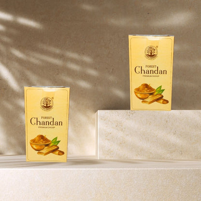 Forest Chandan Dhoop – Premium Sandalwood Incense Sticks for Pooja & Meditation