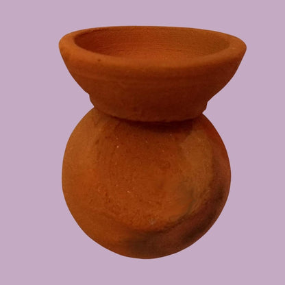 Mitti Diya 1N – Traditional Earthen Lamp for Pooja, Hindu Rituals & Spiritual Ceremonies