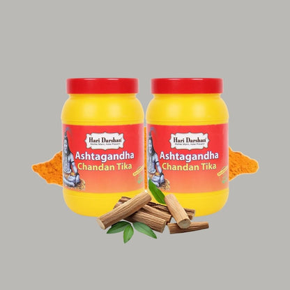Astagandha Chandan Tika – Sacred Herbal Paste for Pooja, Hindu Rituals & Tilak Application