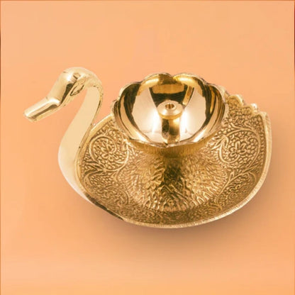 Duck Jyot Brass – Sacred Brass Oil Lamp for Enlightenment and Spiritual Purity
