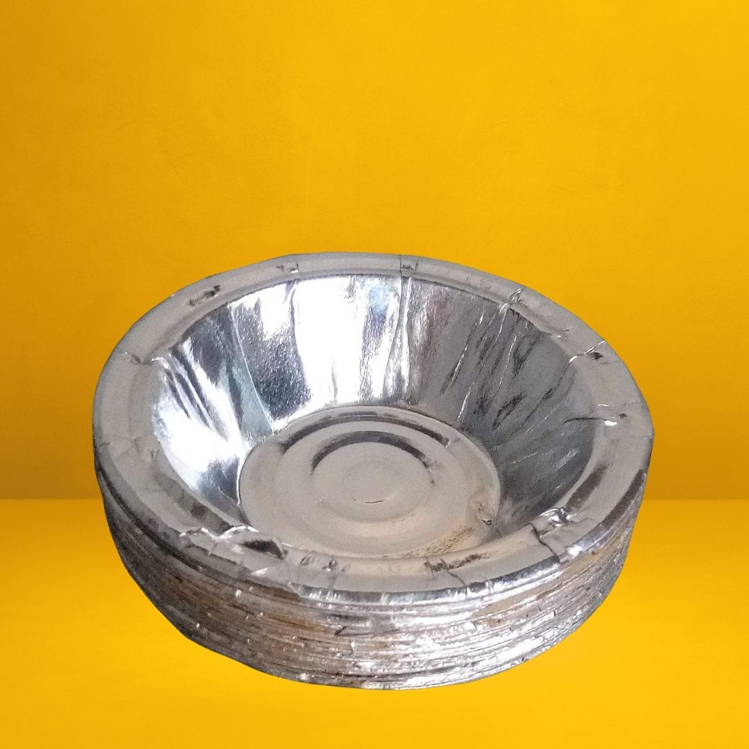 Silver Dona – Sacred Pooja Bowl for Hindu Rituals, Offerings & Religious Ceremonies