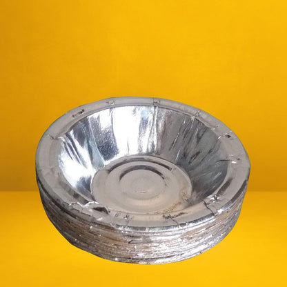Silver Dona – Sacred Pooja Bowl for Hindu Rituals, Offerings & Religious Ceremonies