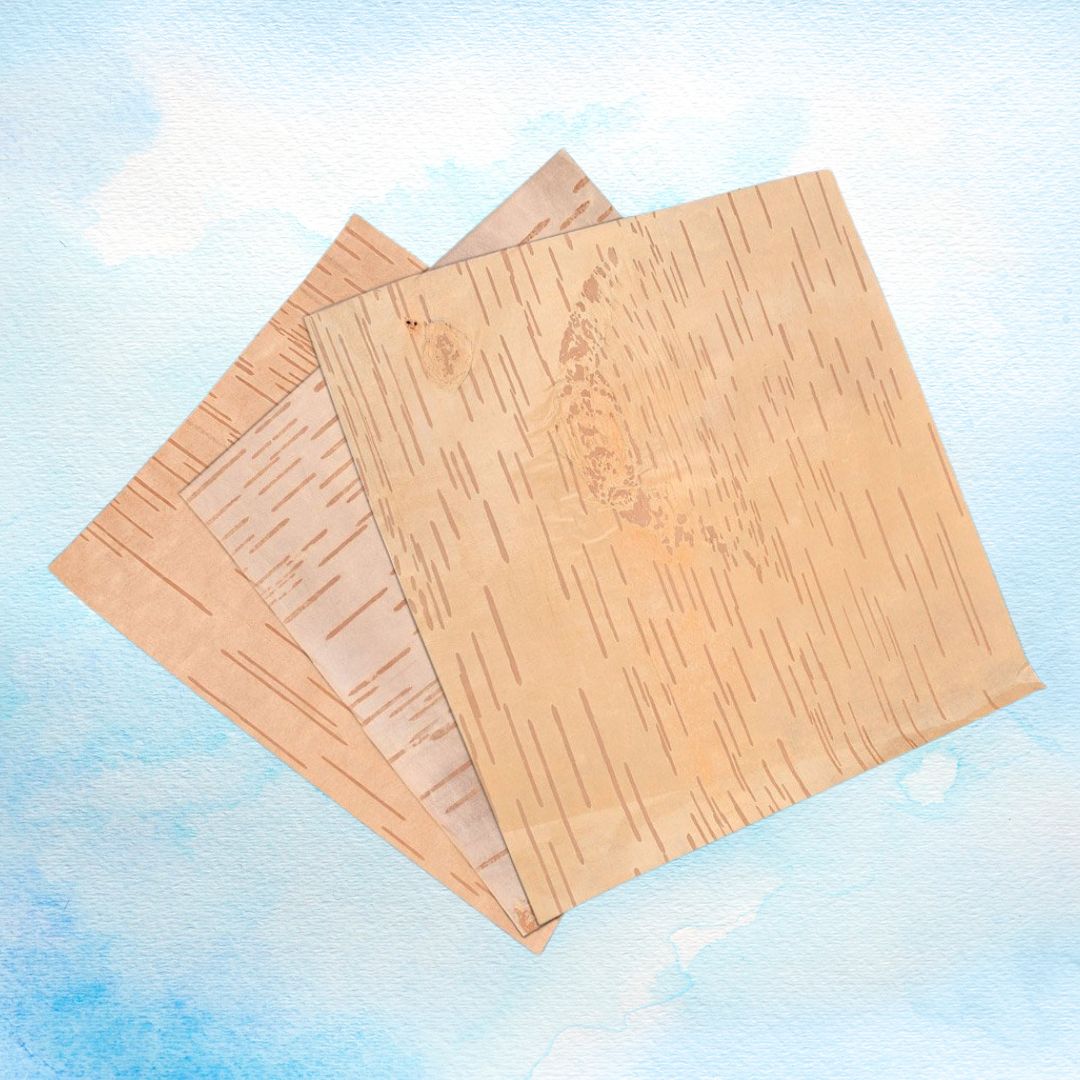Bhojpatra Sheet – Sacred Birch Bark for Pooja, Hindu Rituals & Spiritual Writings