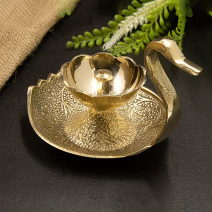 Duck Jyot Brass – Sacred Brass Oil Lamp for Enlightenment and Spiritual Purity
