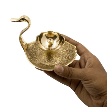 Duck Jyot Brass – Sacred Brass Oil Lamp for Enlightenment and Spiritual Purity