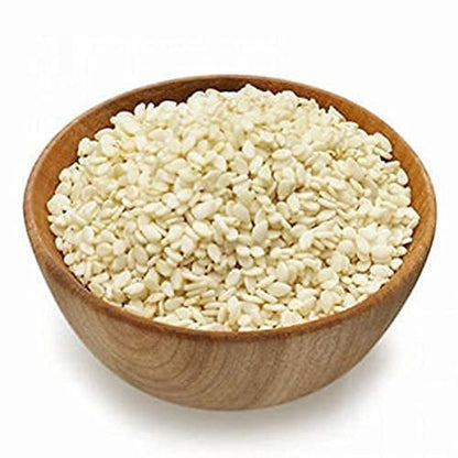 Safed Til (White Sesame Seeds) – Sacred Pooja Item for Hindu Rituals & Religious Offerings