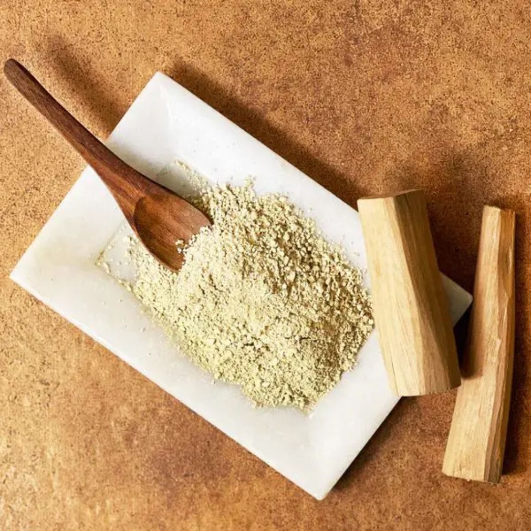 Chandan Powder Safed  50gm– White Sandalwood Powder for Pooja, Hindu Rituals & Religious Offerings