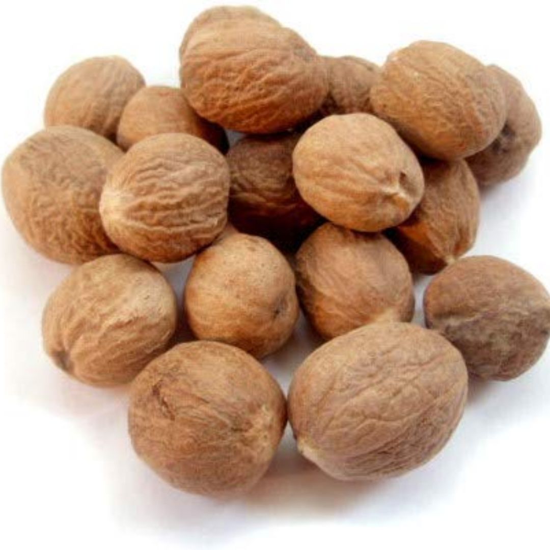 Jaifal Sabut 2N – Sacred Nutmeg for Hindu Puja & Rituals