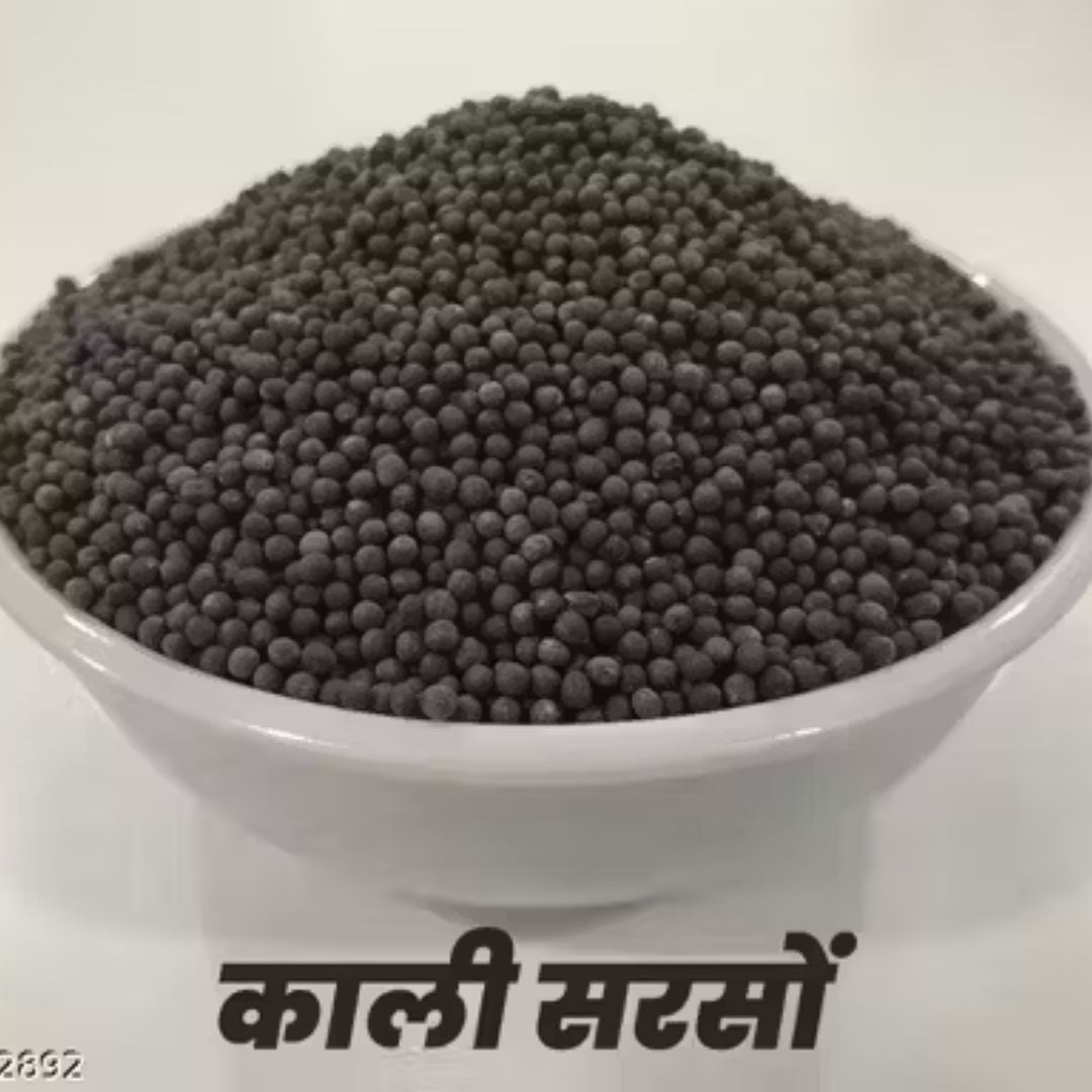 Kali Sarson 100G – Sacred Black Mustard Seeds for Hindu Puja & Rituals