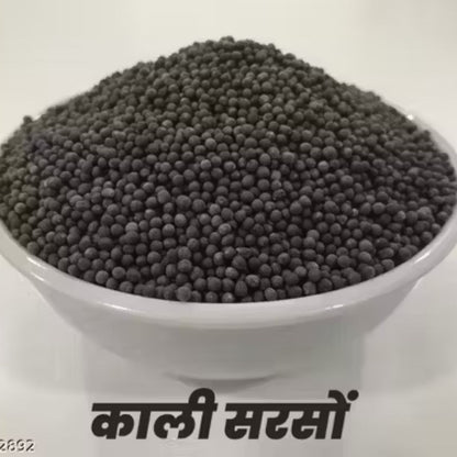 Kali Sarson 100G – Sacred Black Mustard Seeds for Hindu Puja & Rituals