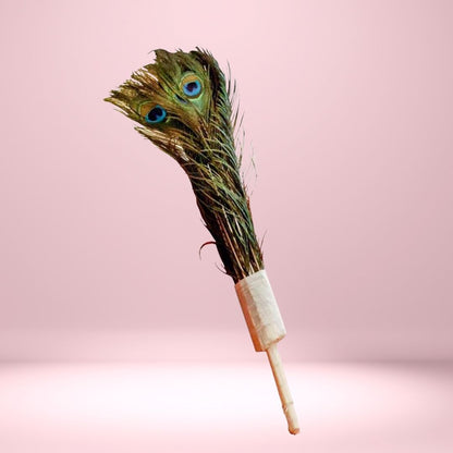 Morpankh Pankha – Sacred Peacock Fan for Divine Blessings