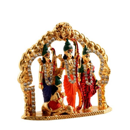 Kulin Ramdarbar Idol | Ram Sita Lakshman Hanuman Murti for Home Temple & Pooja | Symbol of Devotion & Family Harmony