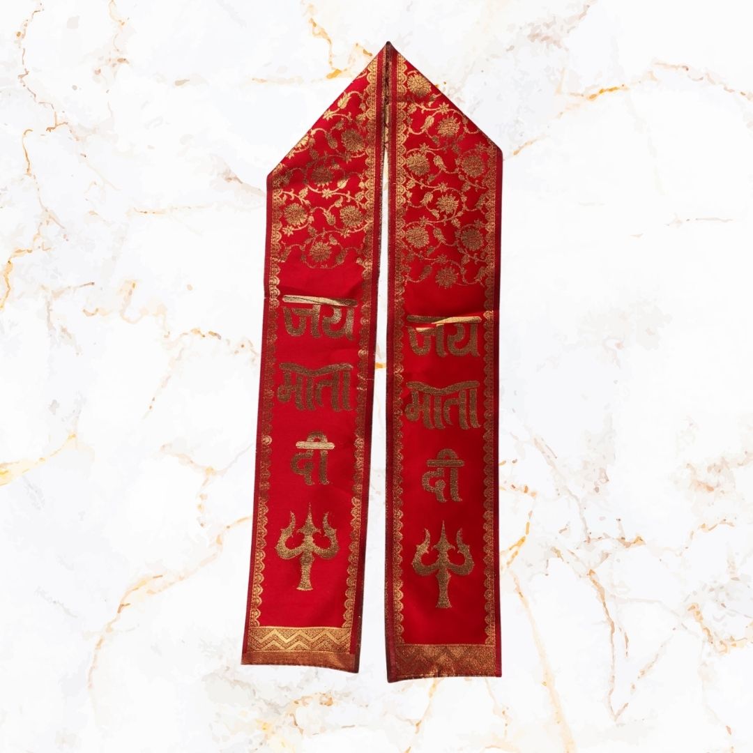 Patka Mata Pooja Plate – Decorative Goddess Ritual Thali for Navratri & Durga Puja