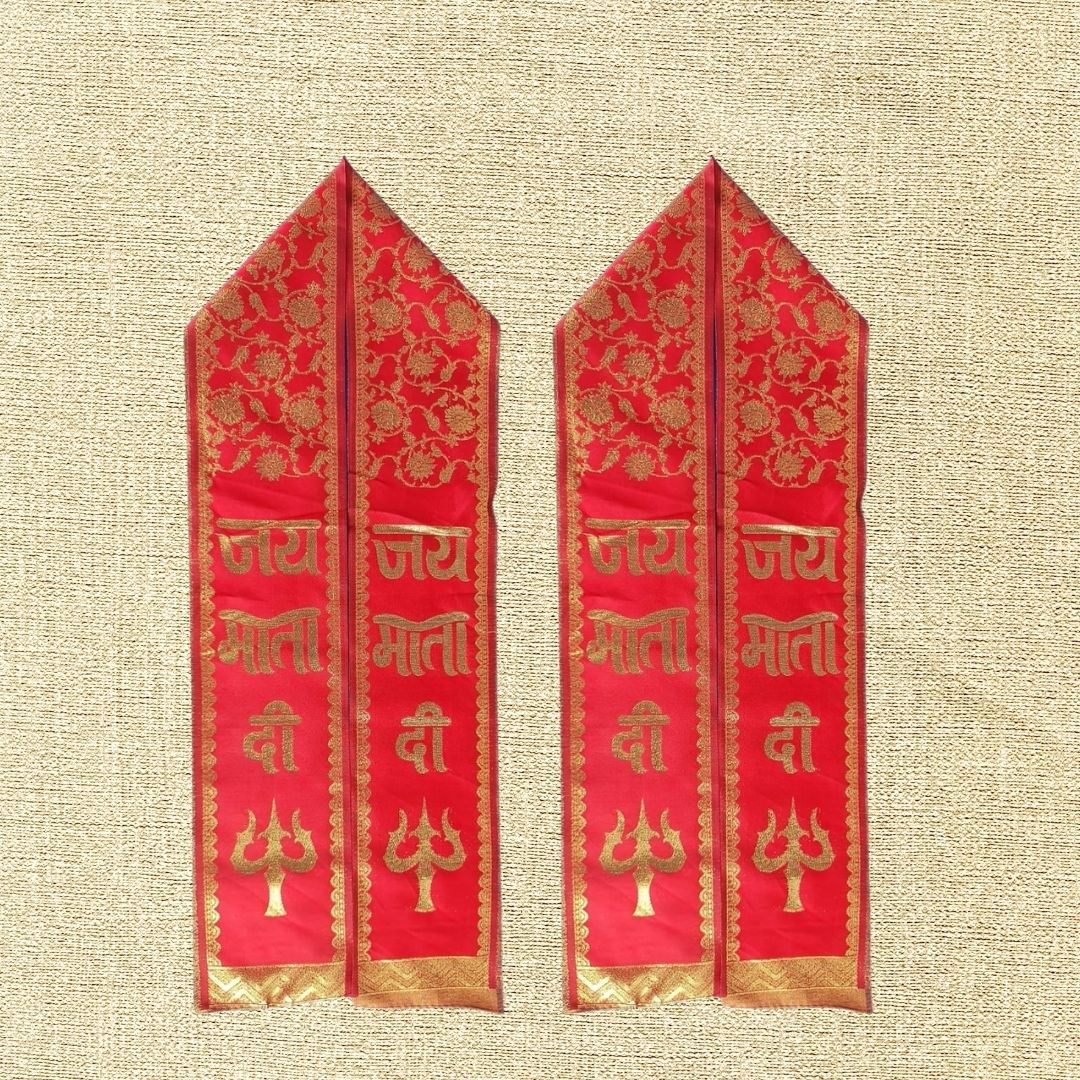 Patka Mata Pooja Plate – Decorative Goddess Ritual Thali for Navratri & Durga Puja