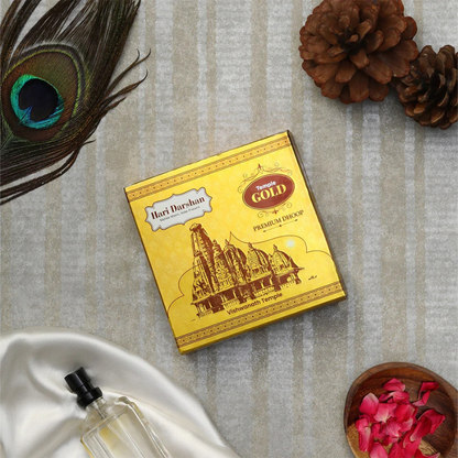 Hari Darshan Gold Premium Dhoop 100g – Enhance Meditation & Pooja Rituals