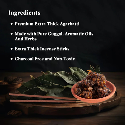 Hari Darshan Guggal Incense Sticks 60g – Hari Darshan Pooja & Meditation Sticks