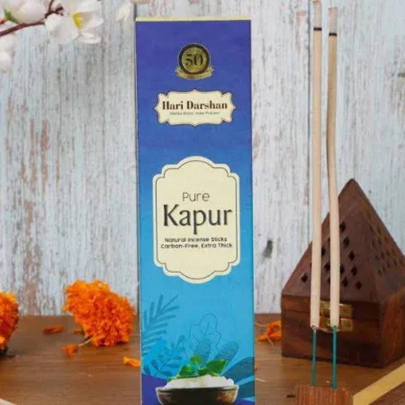 Hari Darshan Kapur Incense Sticks 60g – Perfect for Temple & Home Pooja