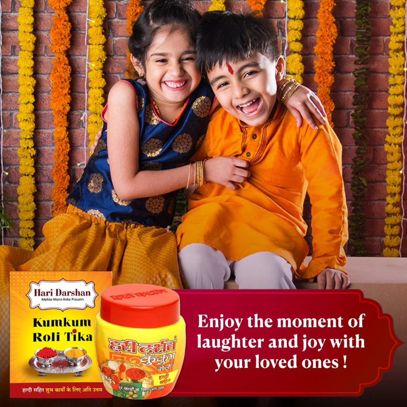 Hari Darshan Kum Kum Roli Tika 40g – Roli & Tika for Religious Ceremonies