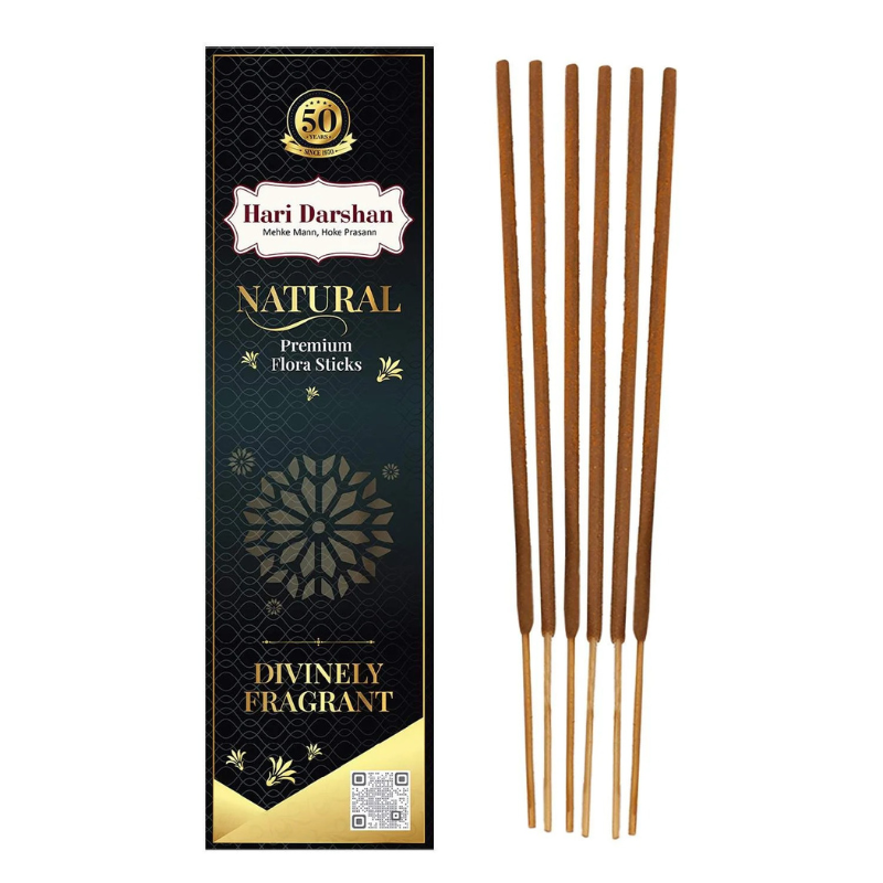 Hari Darshan Natural Premium Flora Incense Sticks 150g for Meditation