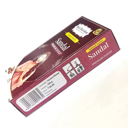 Hari Darshan Sandal Premium Dhoop 100g – Long-Lasting Fragrance