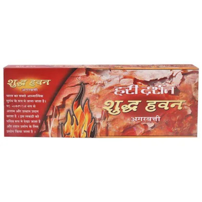Hari Darshan Shudh Hawan Incense Sticks 80g – Divine Fragrance for Pooja