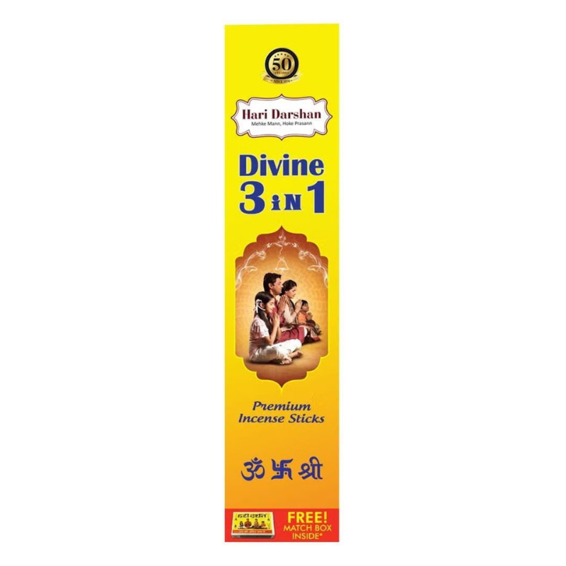 Hari Dharshan 3in1 Aggarbati 105g – Purify & Uplift Your Pooja Rituals