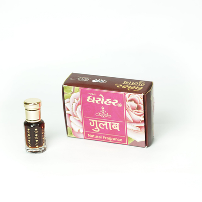 Apno Dharohar Gulab Attar Roll On 6ml for Daily Use
