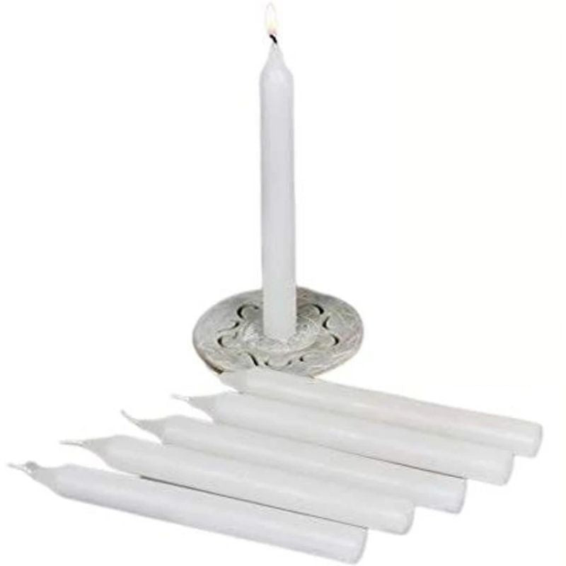 Param 1 Stand Candle – Single Brass Candle Holder for Puja, Meditation & Festival Use