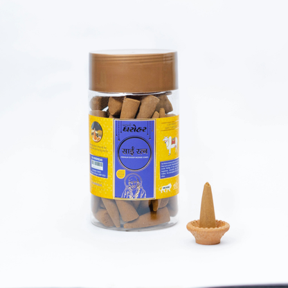 Apno Dharohar Sai Ratna Dhoop Cone 150gm– Purify Home & Mind